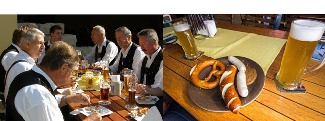  Бавария, пиво, нефильтрованное пиво, Frühschoppen, прецтель