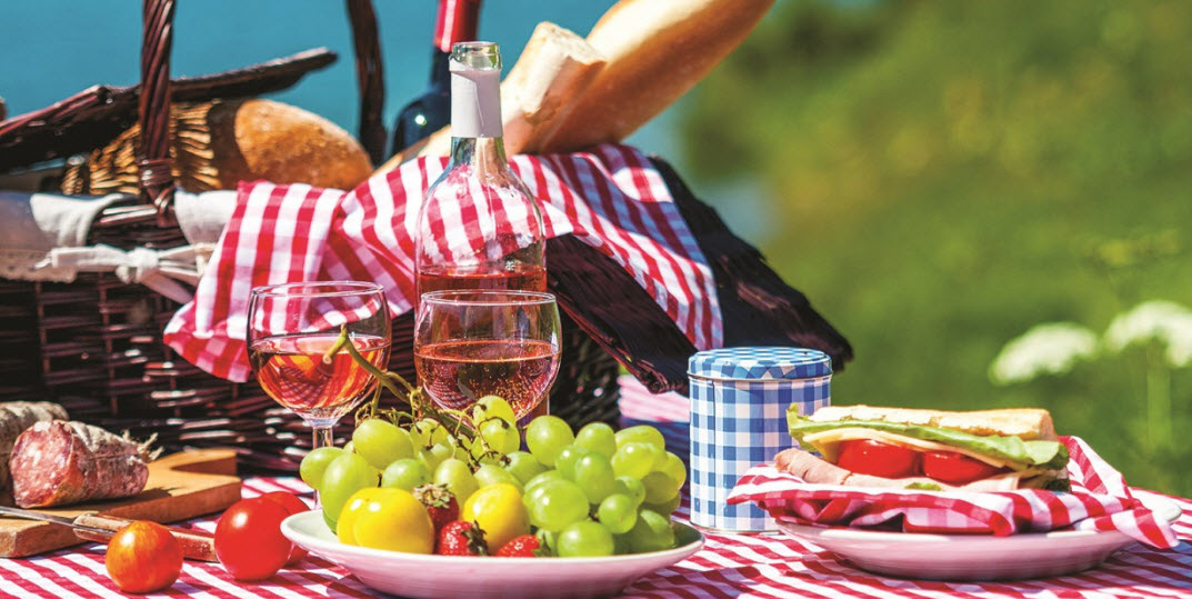  пикник, вино, розовое вино, Пино Нуар, вино Верде, Изабелла, Шардонне, Рислинг